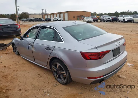 2018 Audi A4 2.0T Premium/2.0T Tech Premium from USA, damaged, VIN WAUENAF43JA110542